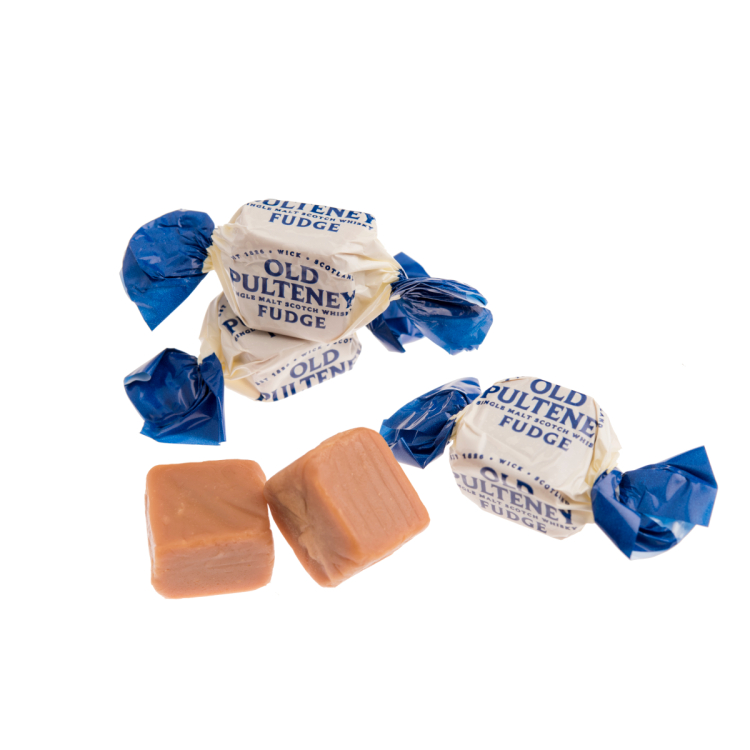 Preview: Gardiners of Scotland – Whisky Fudge „Old Pulteney“ 250g – Dose
